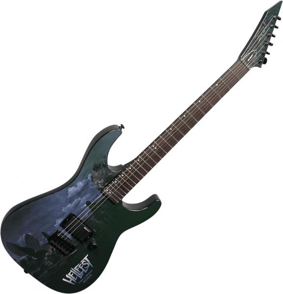 Solid body elektrische gitaar Ltd Hellfest Extended 15th Anniversary 2022 - Custom design