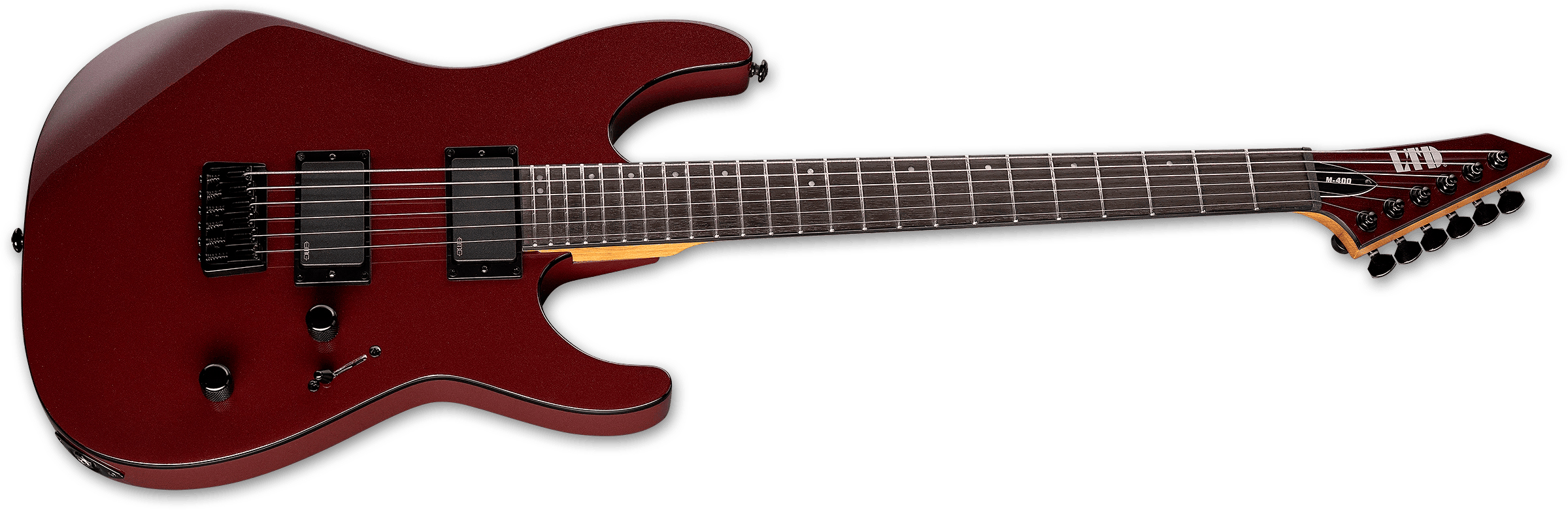 Ltd M400ht 2h Emg Ht Rw - Scarlet Metallic - Elektrische gitaar in Strat vorm - Variation 1