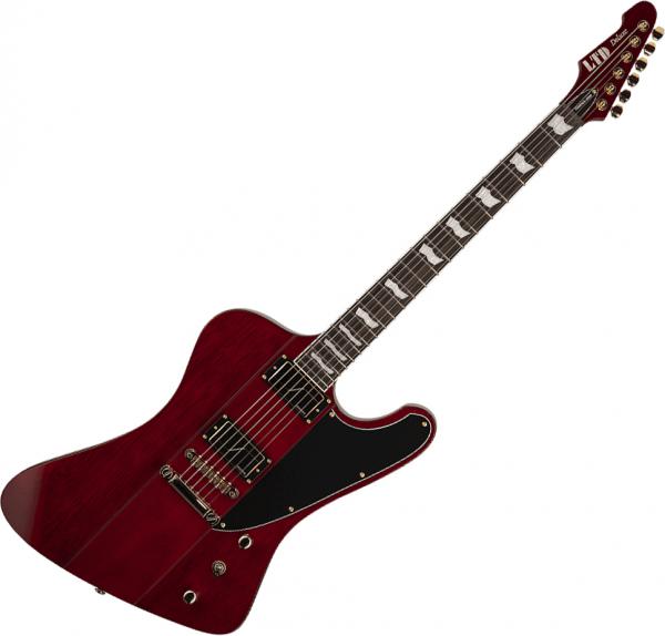 Solid body elektrische gitaar Ltd Phoenix-1000 - see thru black cherry