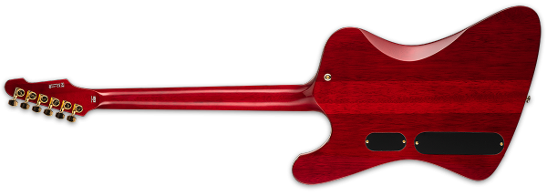 Solid body elektrische gitaar Ltd Phoenix-1000 - see thru black cherry