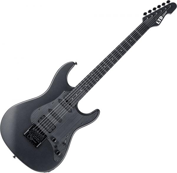 Solid body elektrische gitaar Ltd SN-1000 Evertune - Charcoal metallic satin