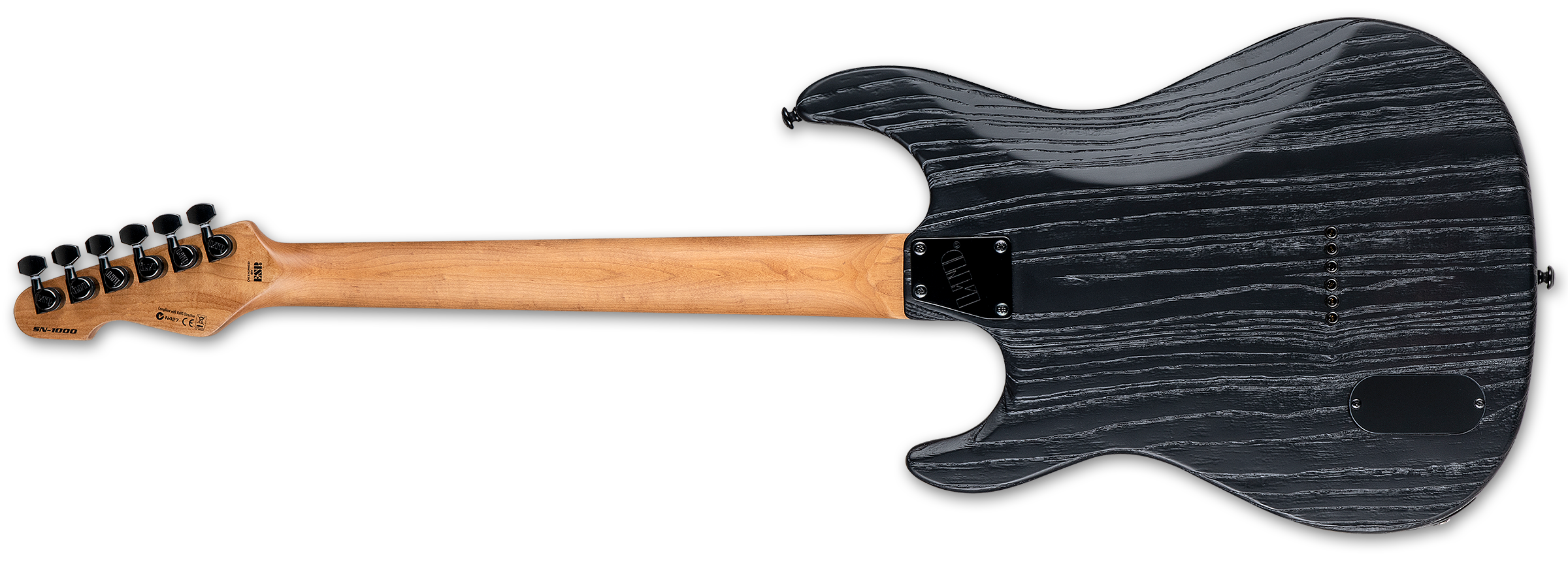 Ltd Sn-1000ht Hh Fishman Fluence Modern Ht Eb - Fire Blast - Elektrische gitaar in Str-vorm - Variation 1
