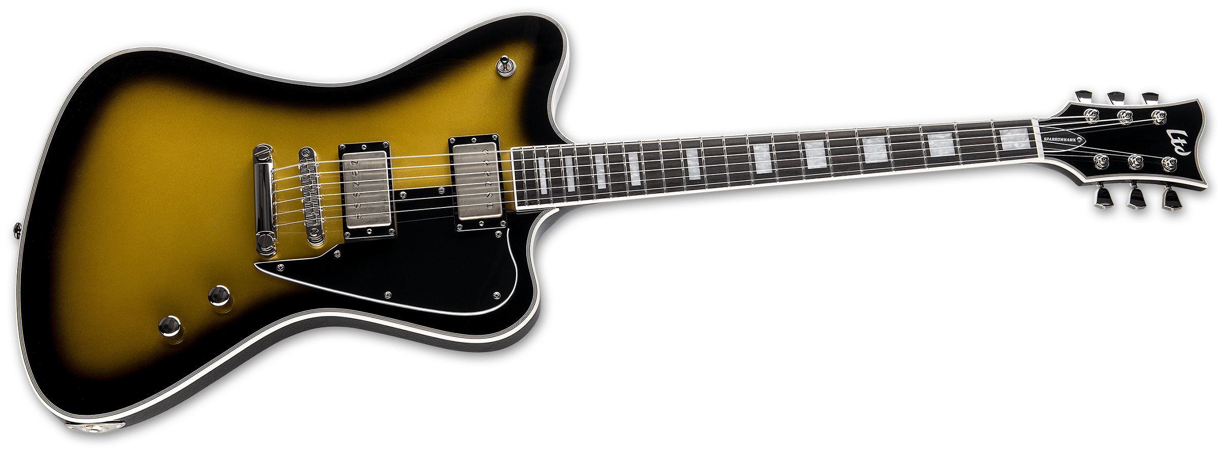 Ltd Sparrowhawk Bill Kelliher Signature Hh Ht Eb - Vintage Silver Sunburst - Kenmerkende elektrische gitaar - Variation 1