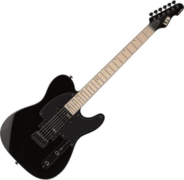Solid body elektrische gitaar Ltd TE-200M - Black