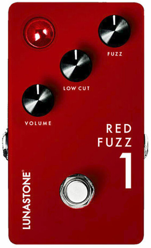 Lunastone Red Fuzz 1 - Overdrive/Distortion/fuzz effectpedaal - Main picture