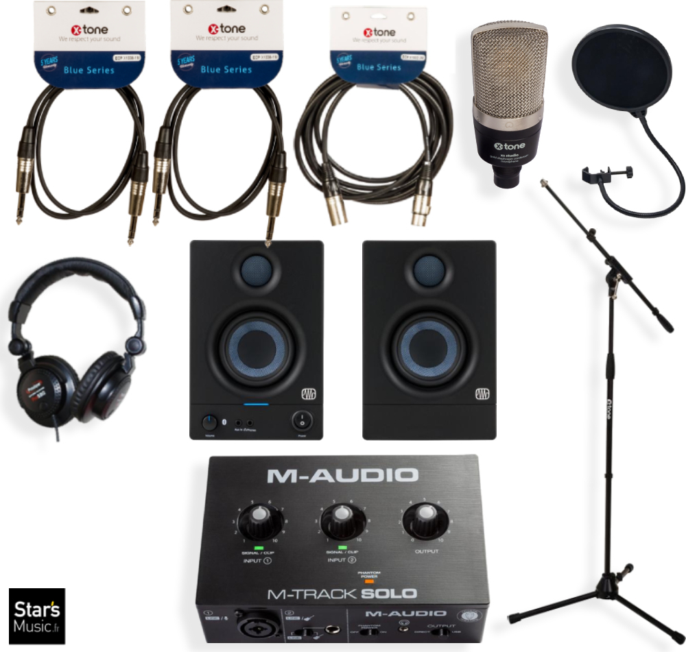 X-tone Starter Pack Home Studio 1 - USB audio-interface - Main picture