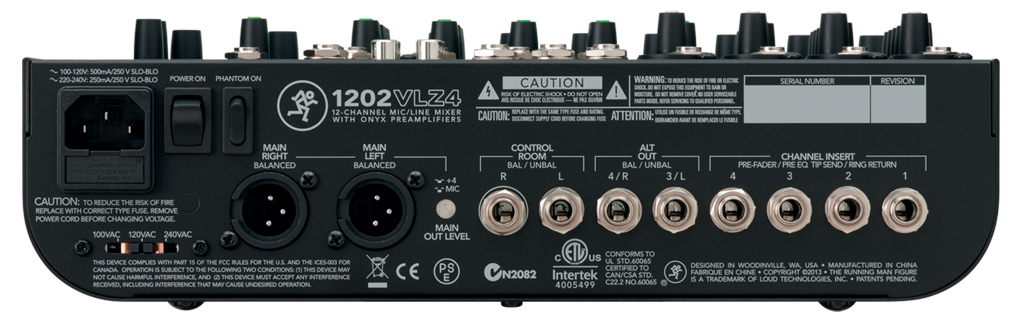 Mackie 1202 Vlz4 - Analoge Mengtafel - Variation 1