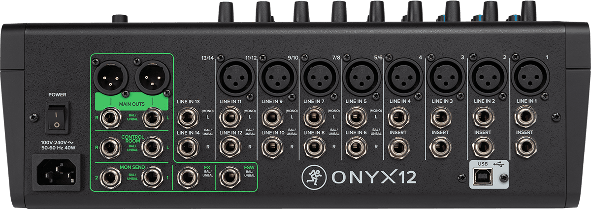 Mackie Onyx 12 - Analoge Mengtafel - Variation 2