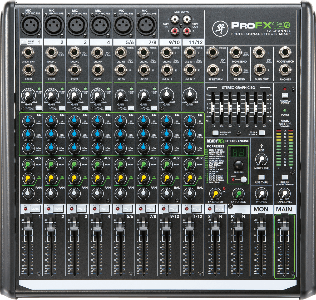 Mackie Profx12v2 - Analoge Mengtafel - Variation 2