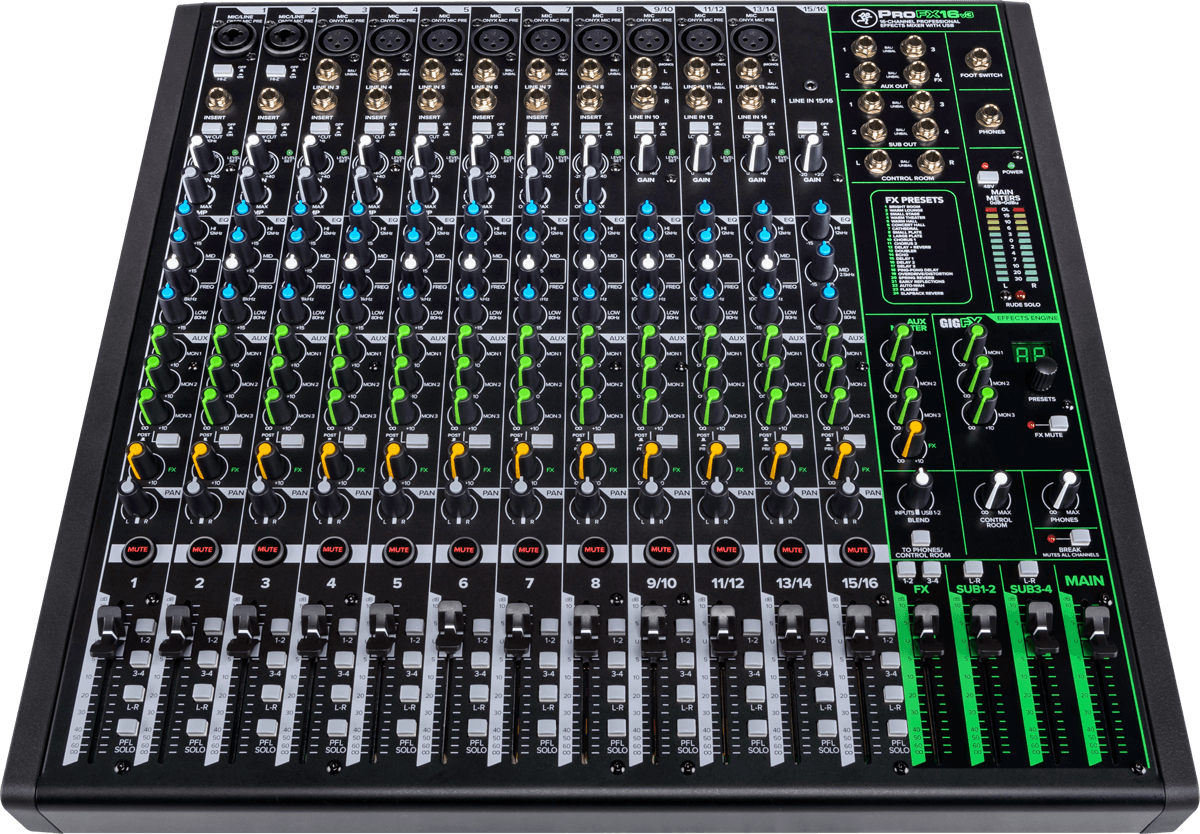 Mackie Profx16 V3 - Analoge Mengtafel - Variation 2