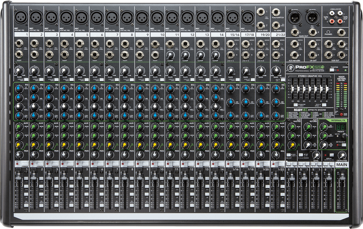 Mackie Profx22v2 - Analoge Mengtafel - Variation 3