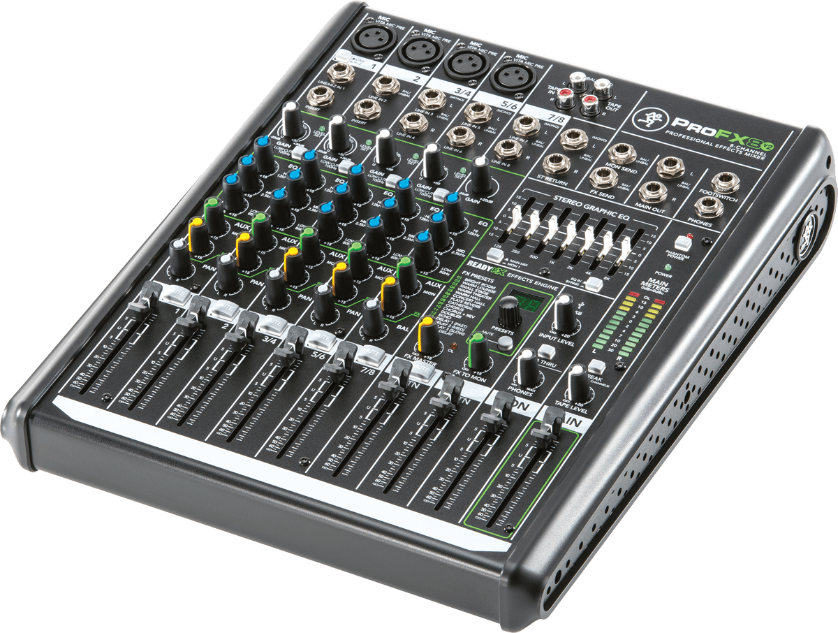 Mackie Profx8 V2 - Analoge Mengtafel - Variation 1