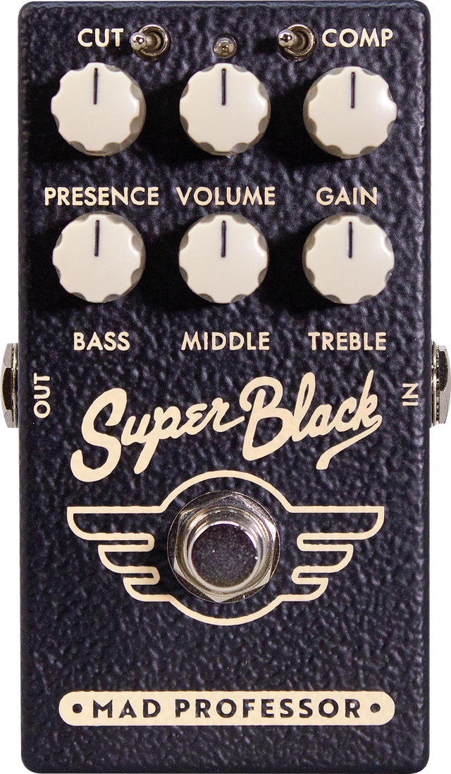 Mad Professor Super Black Mini - Overdrive/Distortion/fuzz effectpedaal - Main picture