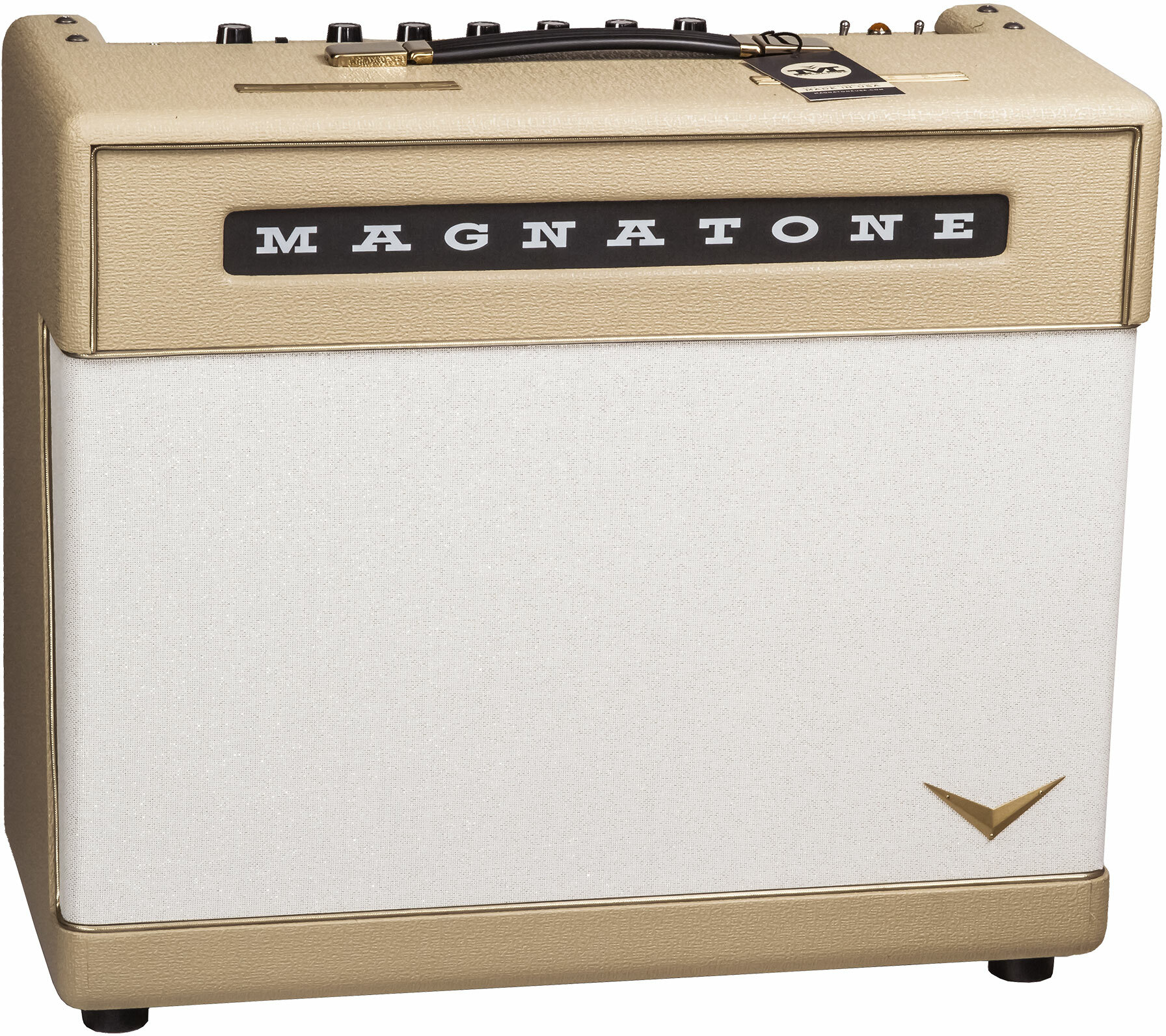 Magnatone Master Collection Super Fifty-nine M-80 Combo 45w 1x12 Gold - Combo voor elektrische gitaar - Main picture