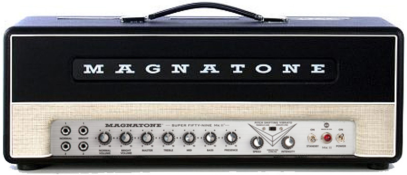 Magnatone Master Collection Super Fifty-nine Mk Ii Head 45w - Gitaarversterker top - Main picture