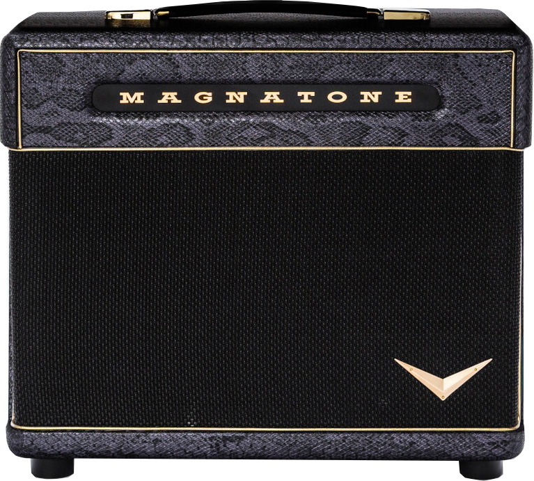 Magnatone Slash Baby M80 1x10 Guitar Cab. Signature 65w 8-ohms Purple Python - Elektrische gitaar speakerkast - Main picture