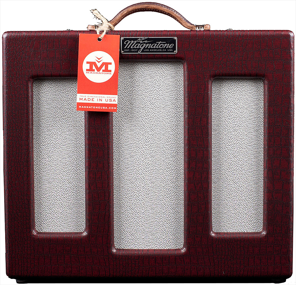 Magnatone Studio Collection Lyric 12 10w 1x12 Burgundy - Combo voor elektrische gitaar - Main picture