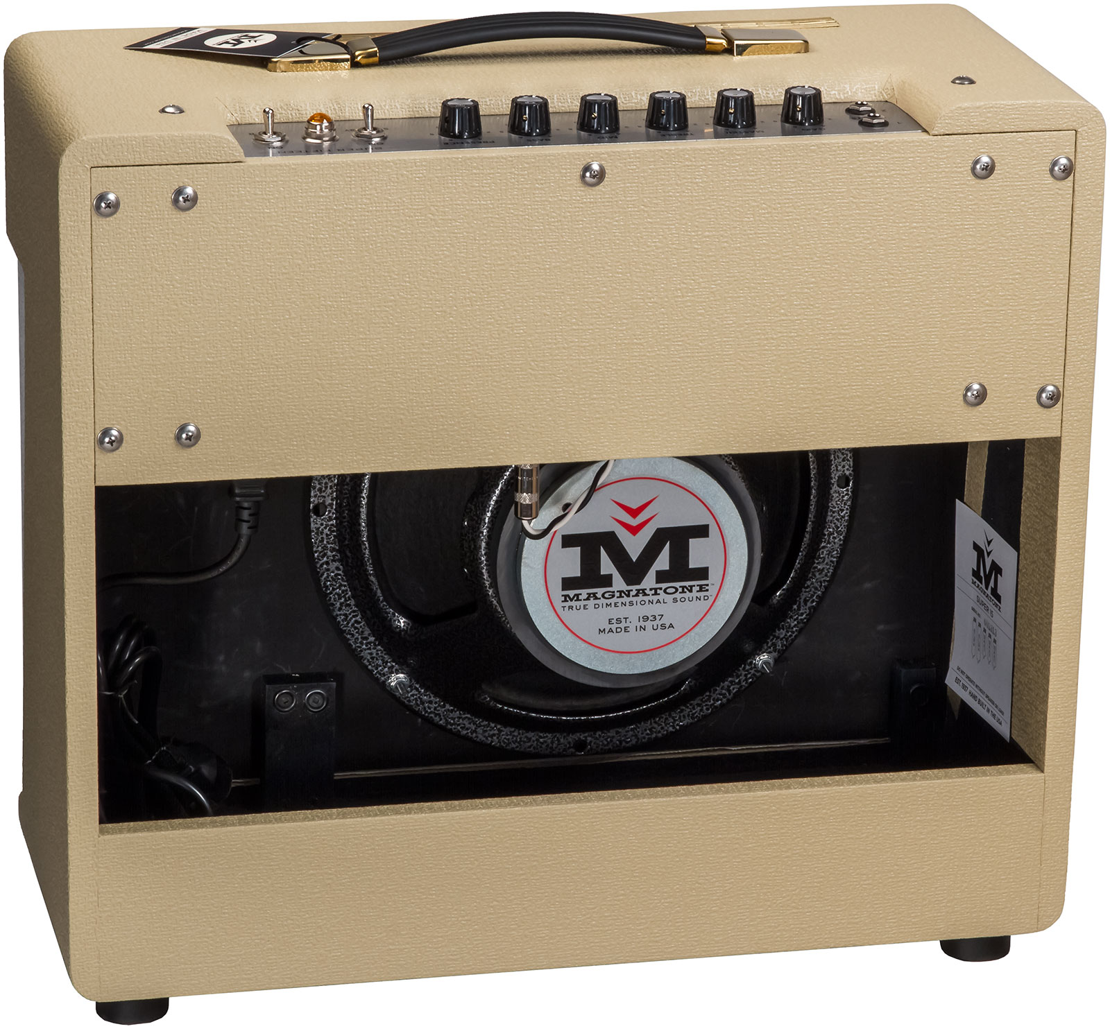 Magnatone Master Collection Super Fifteen Combo 15w 1x12 Gold - Combo voor elektrische gitaar - Variation 1