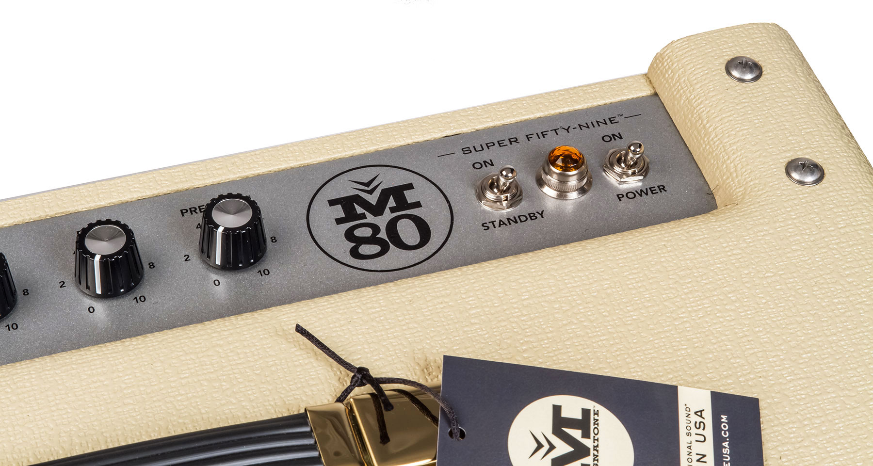 Magnatone Master Collection Super Fifty-nine M-80 Combo 45w 1x12 Gold - Combo voor elektrische gitaar - Variation 3