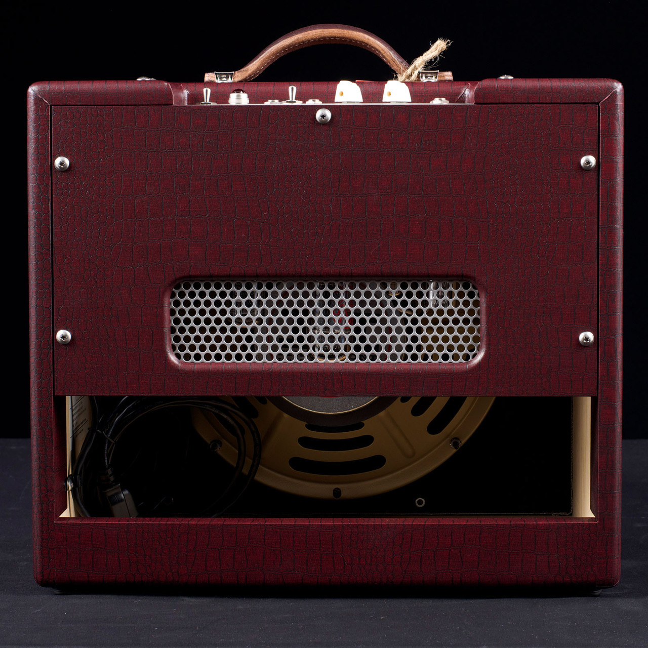 Magnatone Studio Collection Lyric 12 10w 1x12 Burgundy - Combo voor elektrische gitaar - Variation 4