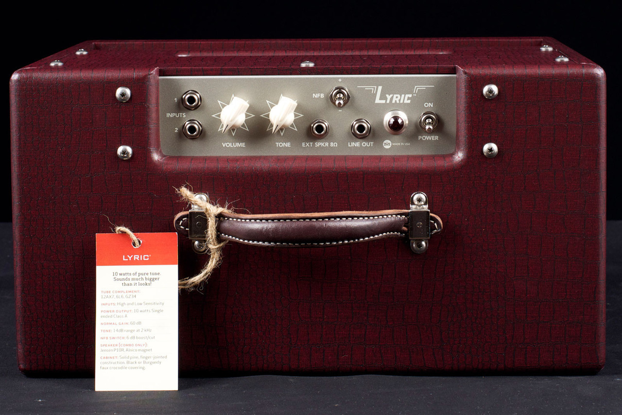 Magnatone Studio Collection Lyric 12 10w 1x12 Burgundy - Combo voor elektrische gitaar - Variation 5