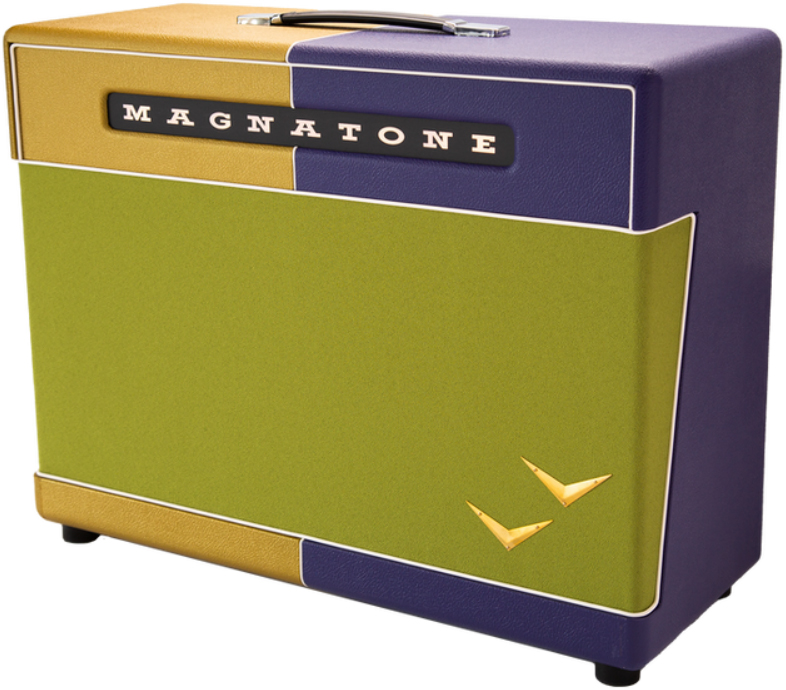 Magnatone Super Fifty-nine 2x12 Cabinet Master Collection 180w 8-ohms Mardi Gras - Elektrische gitaar speakerkast - Variation 1