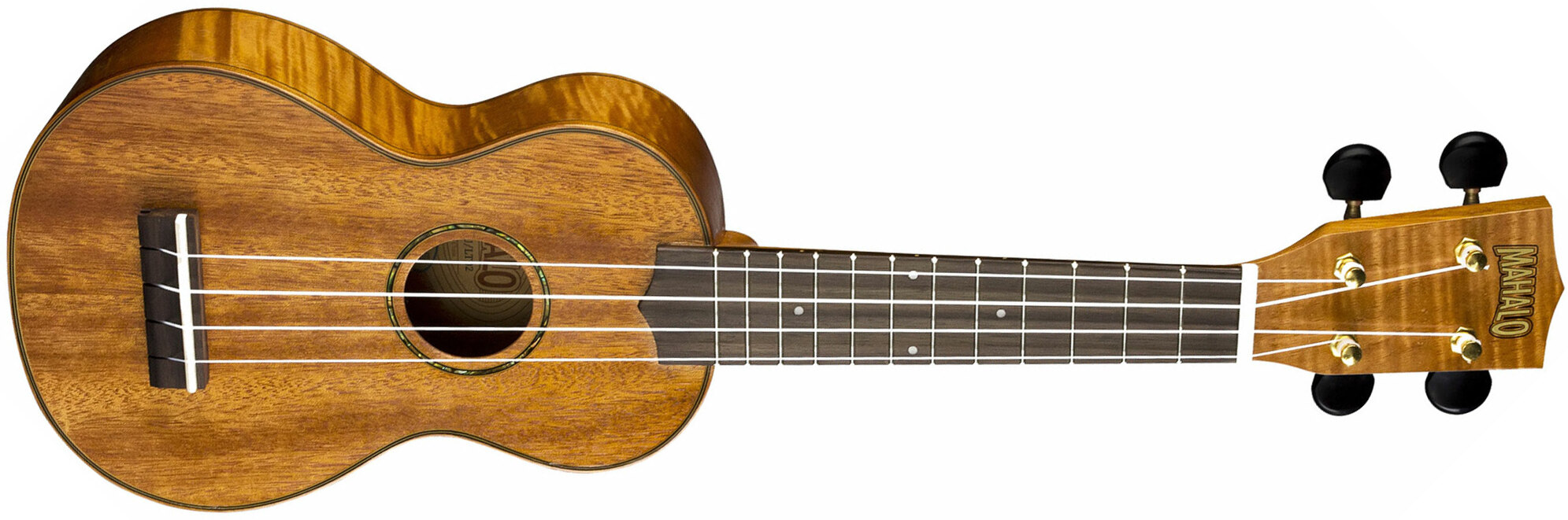 Mahalo U-ltd2 Soprano Malapoga Acajou Rw +housse - Natural - Ukulele - Main picture