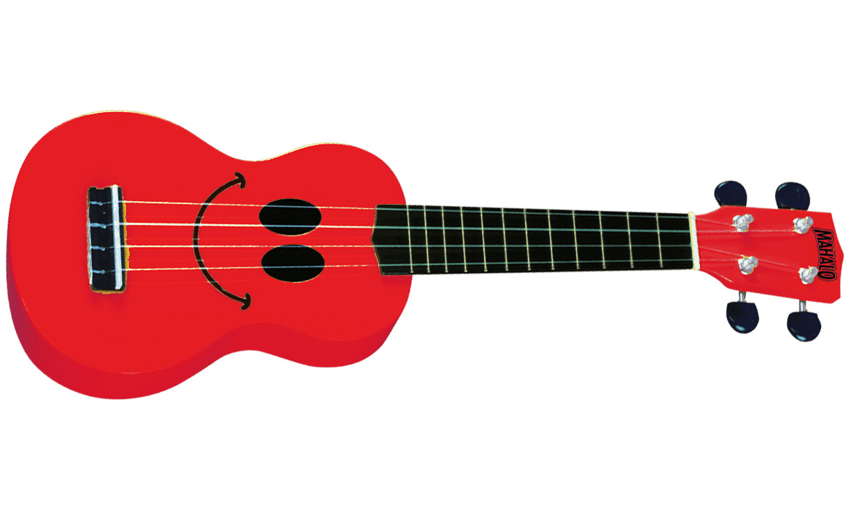 Mahalo U-smile Rd Soprano - Red - Ukulele - Variation 1