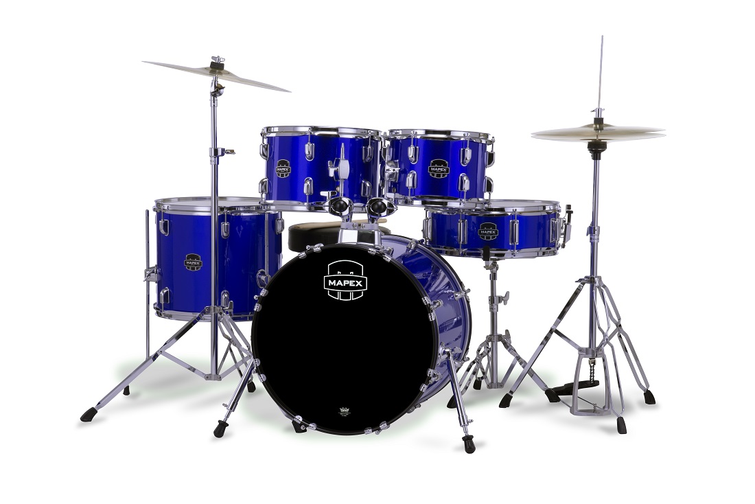 Mapex Comet Jazz/junior 18'' - 5 FÛts - Indigo Blue - Junior drumstel - Variation 2