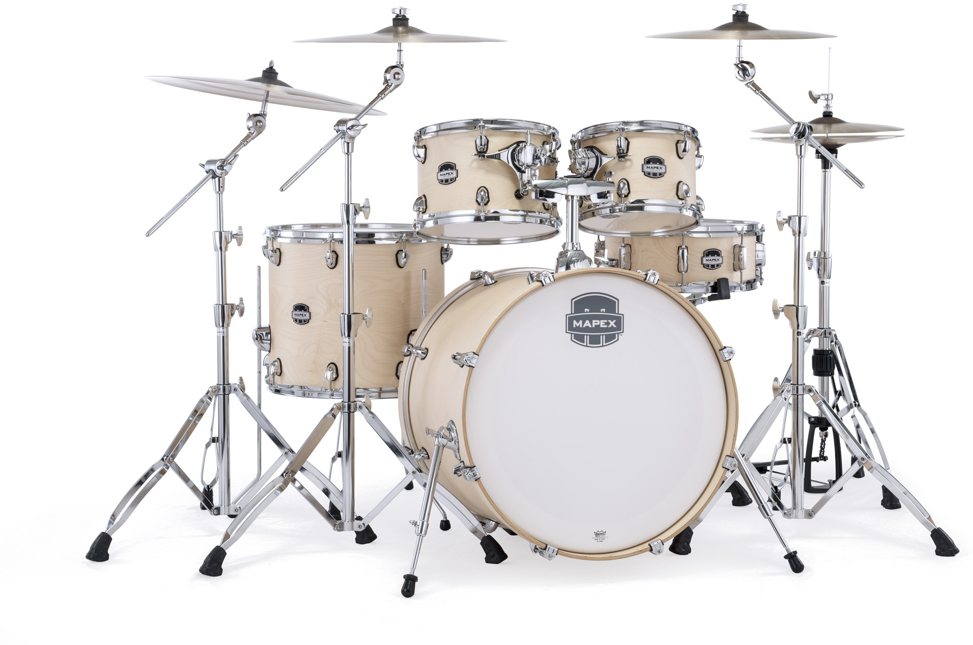 Mapex Mars Maple 22'' / 5f - 5 FÛts - Natural Satin - Rock drumstel - Main picture