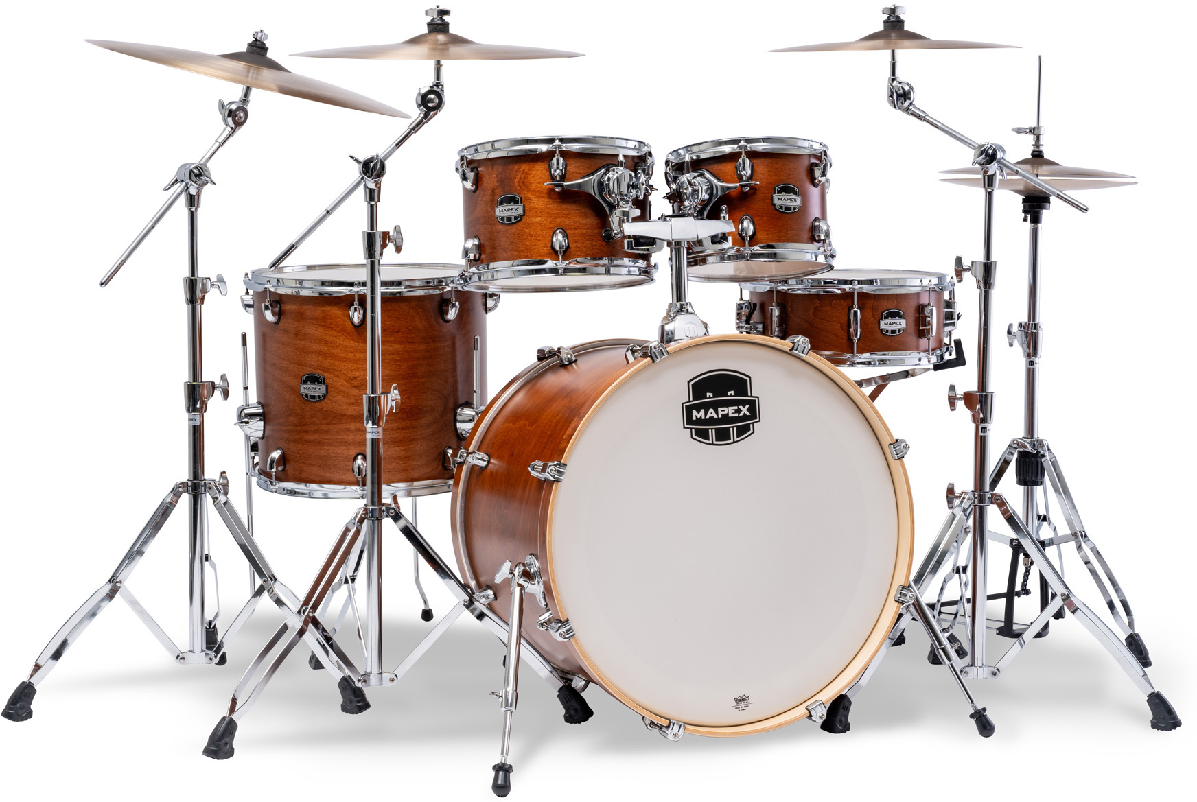 Mapex Mars Maple 22'' / 5f - 5 FÛts - Cortado Satin - Rock drumstel - Main picture