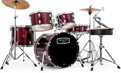 Jazz drumstel Mapex TND5844FT TORNADO JAZZ 18 - 5 trommels - Wine red