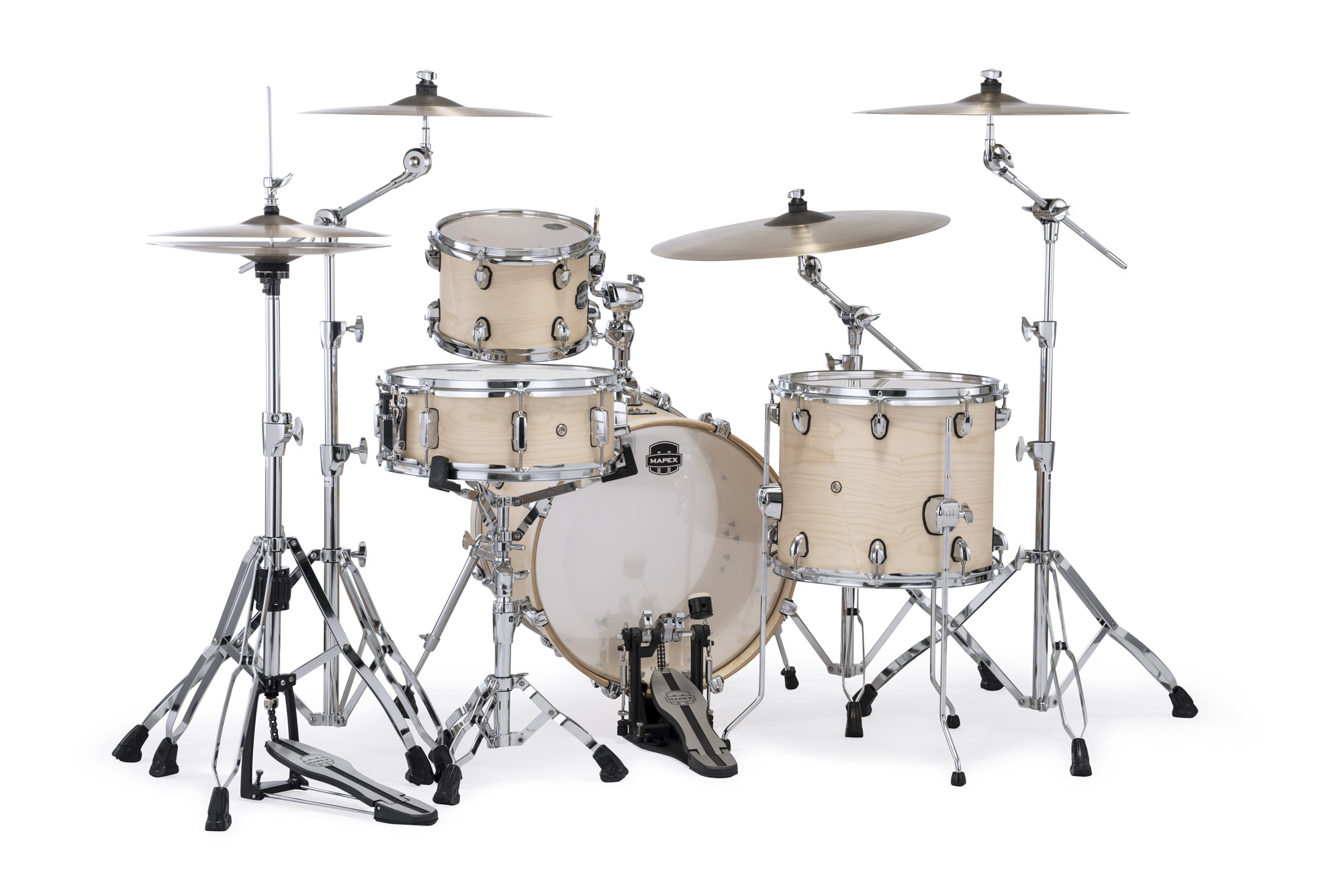 Mapex Mars Maple 18'' / 4f - 4 FÛts - Natural Satin - Jazz drumstel - Variation 2