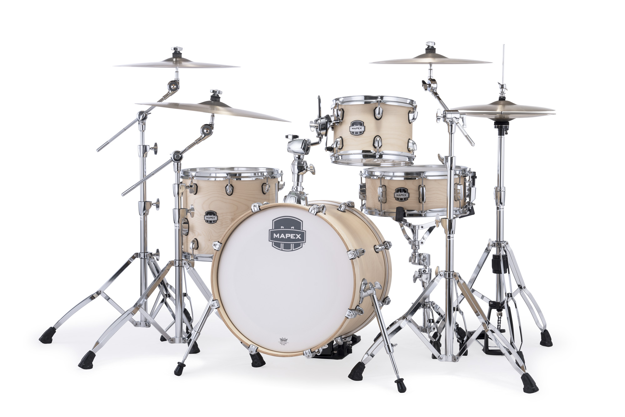 Mapex Mars Maple 18'' / 4f - 4 FÛts - Natural Satin - Jazz drumstel - Variation 1