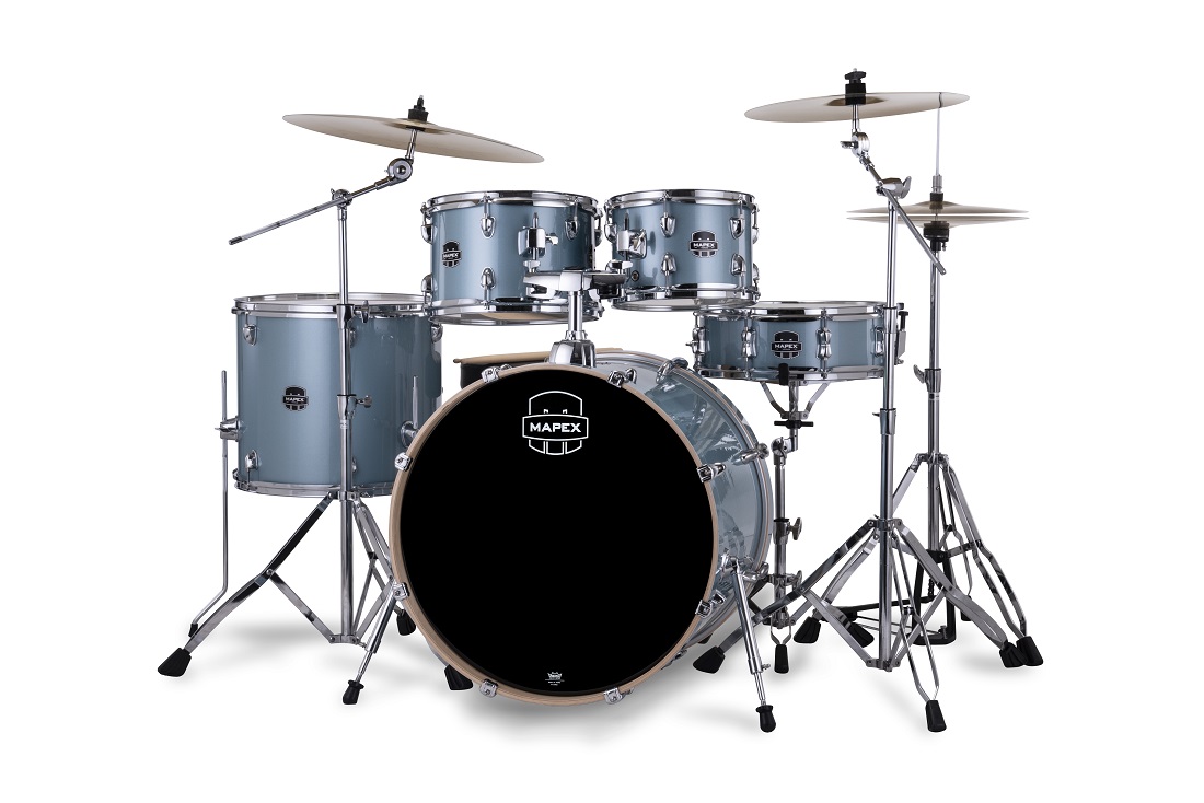 Mapex Venus Fusion 20'' - 5 FÛts - Aqua Blue Sparkle - Fusion drumstel - Variation 1