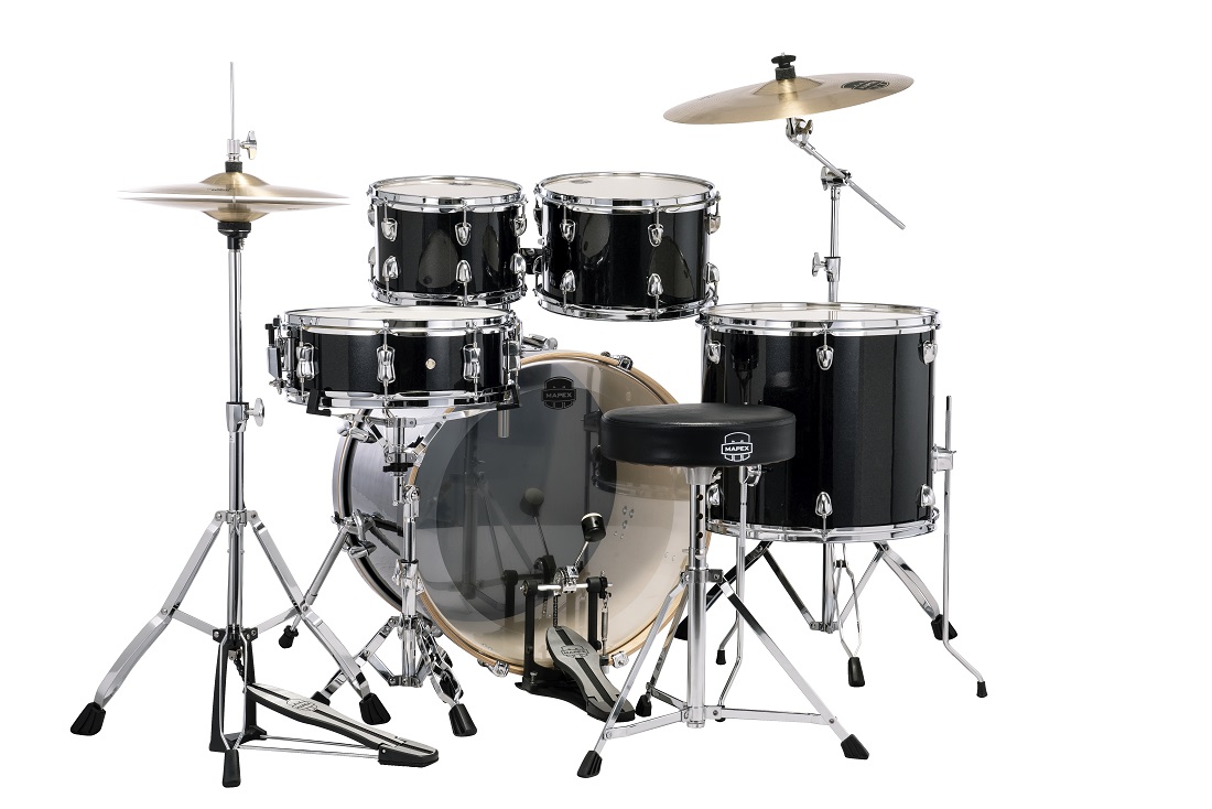 Mapex Venus Stage 22 Kit - 5 FÛts - Black Galaxy - Stage drumstel - Variation 2