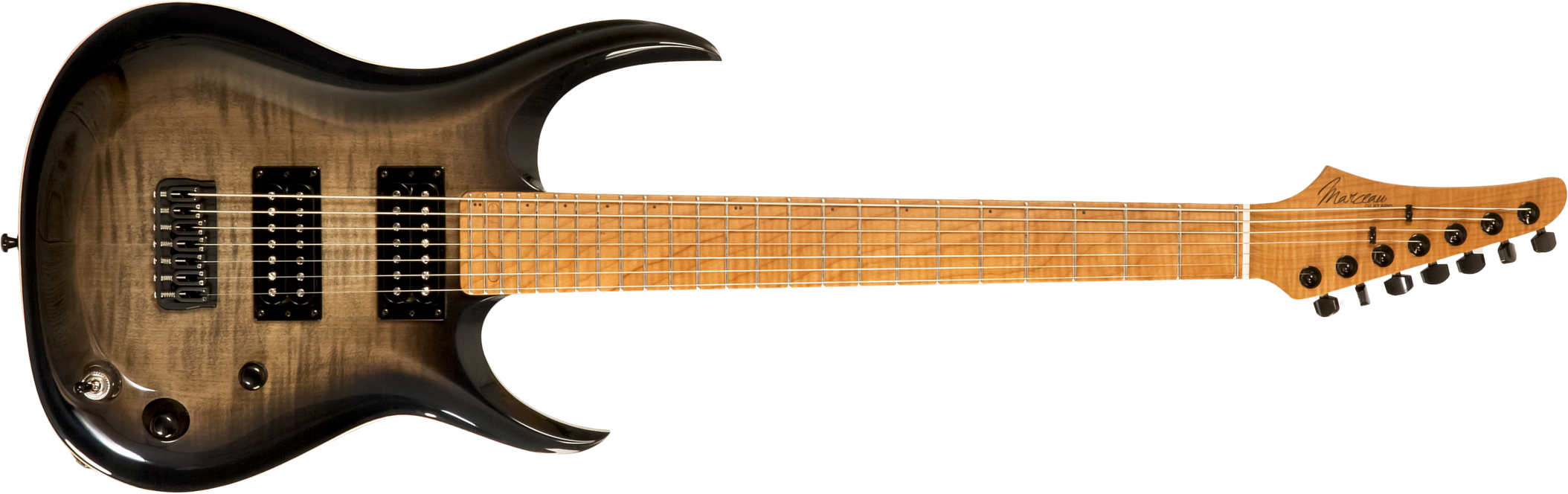 Marceau Guitars Redoutable Standard 7c 2h Ht Ric #s43824 - Burst - Metal elektrische gitaar - Main picture