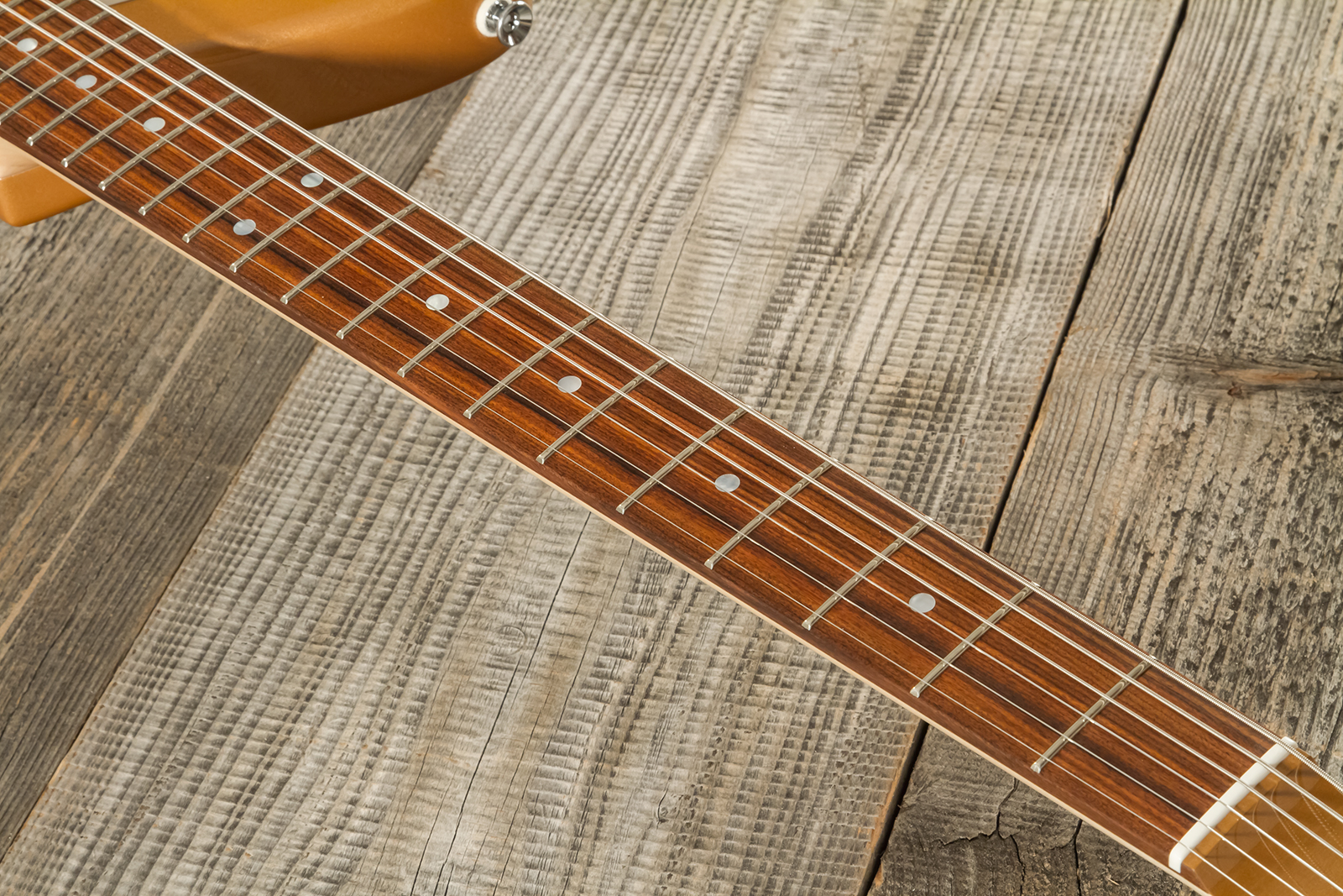 Marceau Guitars Deferlante Standard 2s Trem Pf #s71524 - Copper - Retro-rock elektrische gitaar - Variation 5