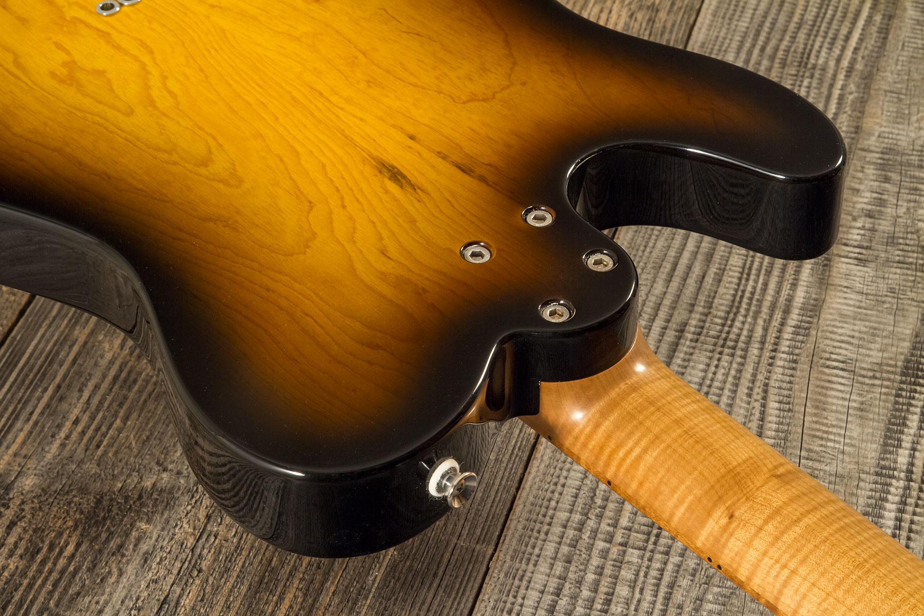 Marceau Guitars Elegante Traditional 2s Ht Mn #t316324 - Soft Relic 3 Tons Burst - Televorm elektrische gitaar - Variation 9