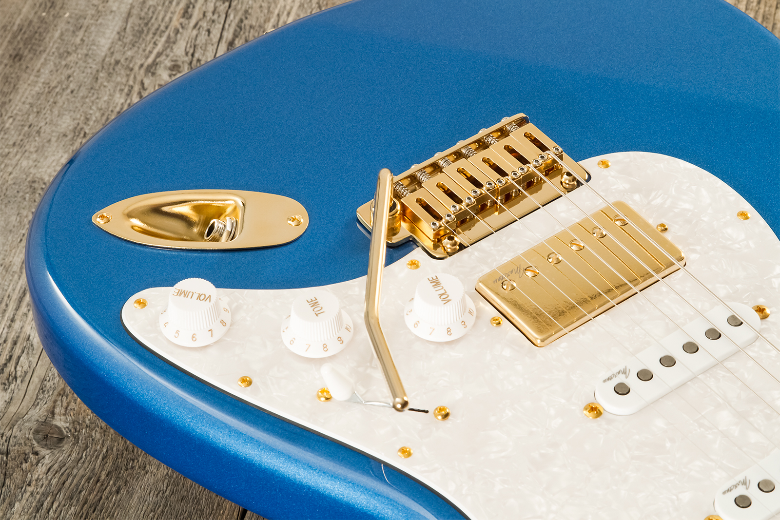 Marceau Guitars Experience Traditional Hss Trem Eb #t226424 - Lake Placid Blue - Elektrische gitaar in Strat vorm - Variation 3