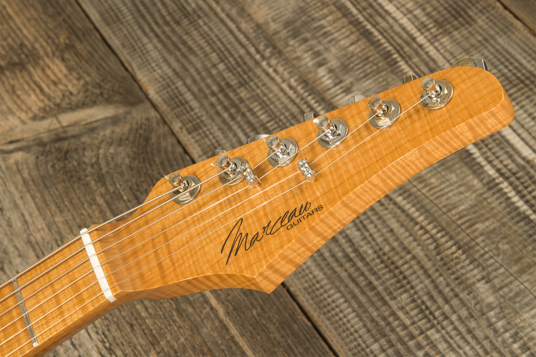 Marceau Guitars Experience Traditional Hss Trem Mn #t226924 - Soft Relic Burst 3 Tons - Elektrische gitaar in Str-vorm - Variation 9