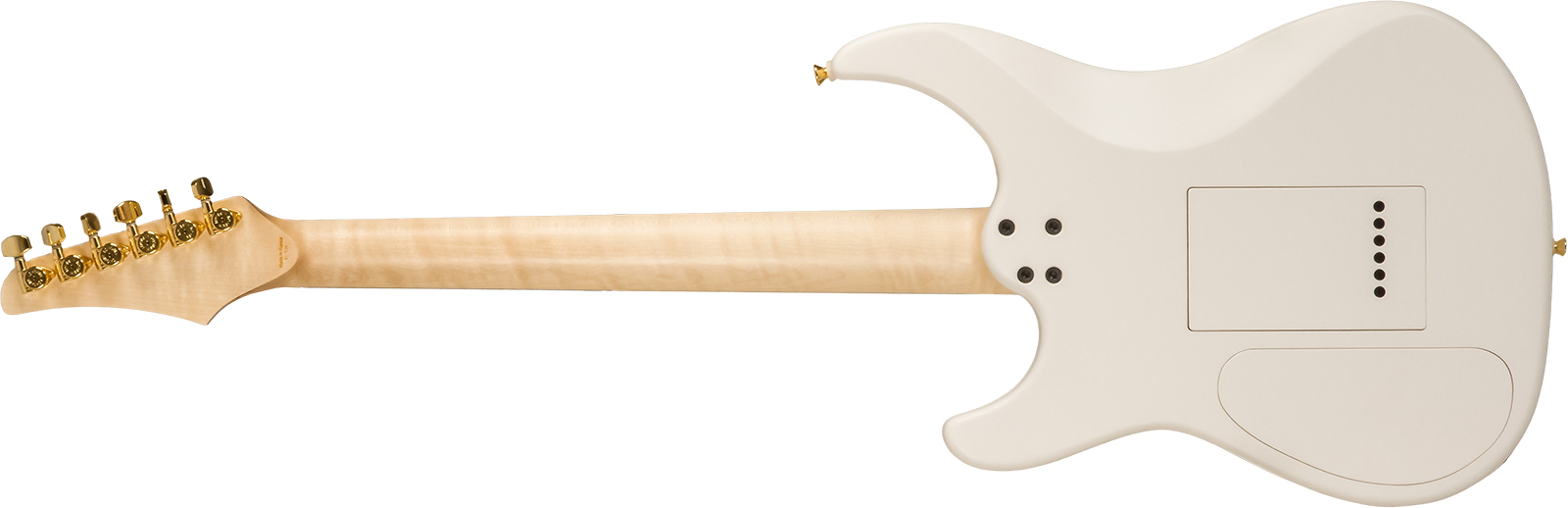 Marceau Guitars Fascinante Standard 2h Trem Ric #s17324 - Arctic White Satin - Elektrische gitaar in Str-vorm - Variation 1