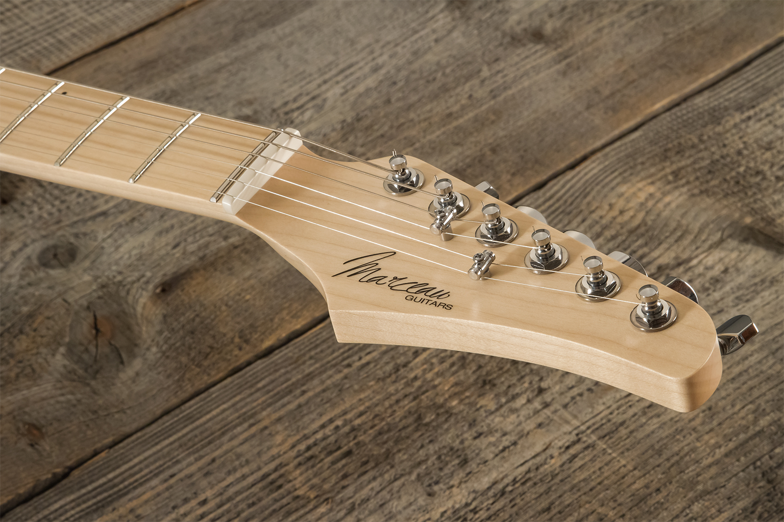 Marceau Guitars Fascinante Standard Hss Trem Mn #s17224 - Black Burst Satin - Elektrische gitaar in Str-vorm - Variation 7