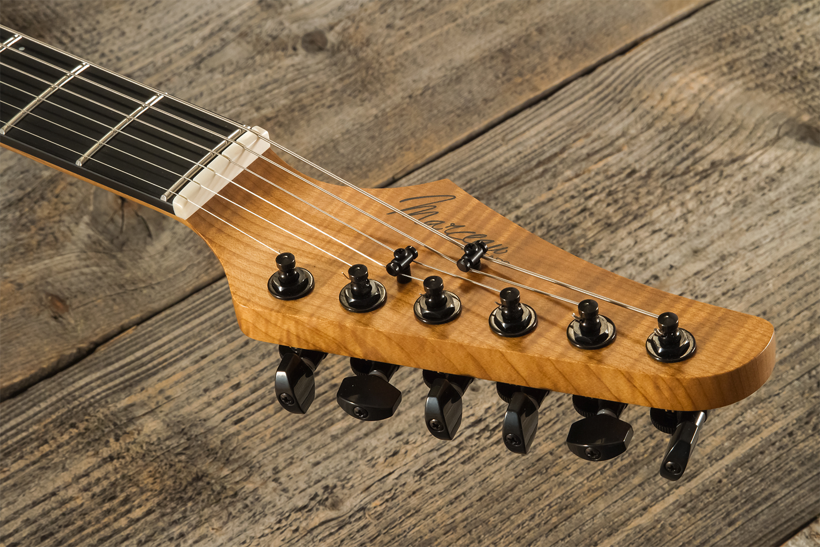 Marceau Guitars Redoutable Standard 2h Ht Ric #s43724 - Candy Apple Red - Metalen elektrische gitaar - Variation 6