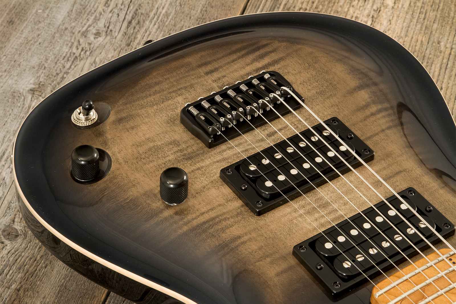 Marceau Guitars Redoutable Standard 7c 2h Ht Ric #s43824 - Burst - Metal elektrische gitaar - Variation 3