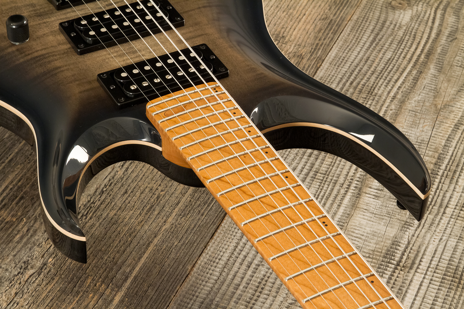 Marceau Guitars Redoutable Standard 7c 2h Ht Ric #s43824 - Burst - Metal elektrische gitaar - Variation 4