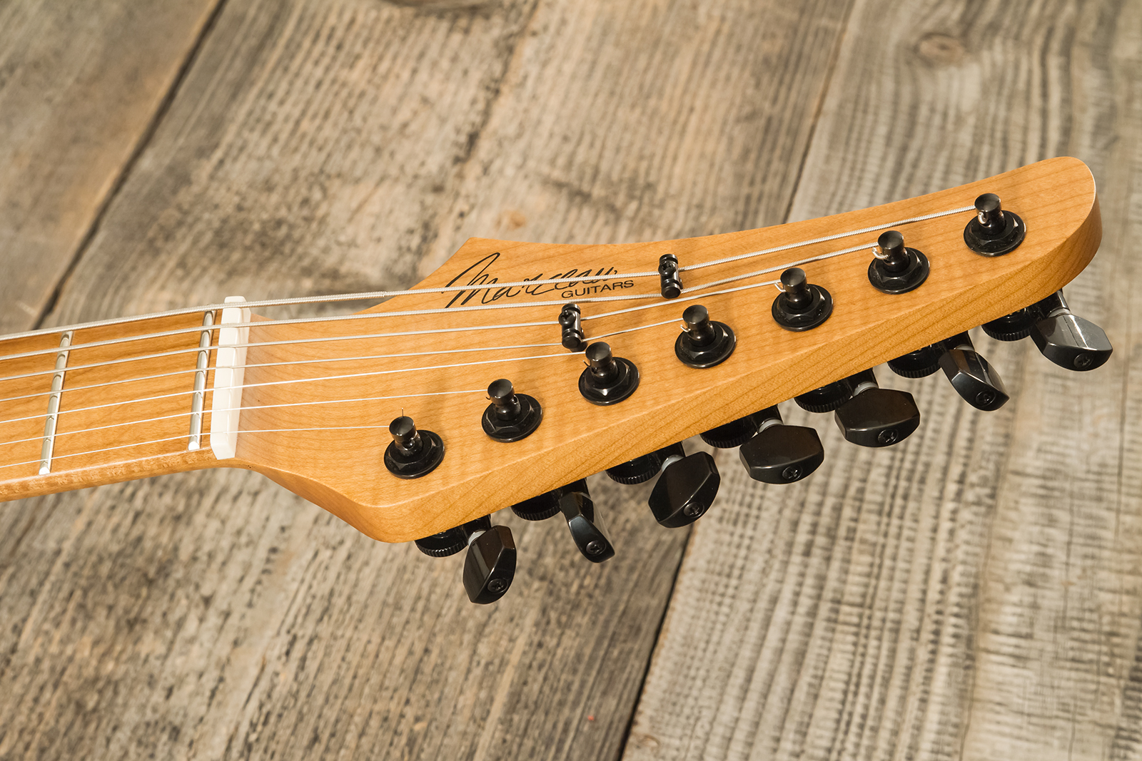 Marceau Guitars Redoutable Standard 7c 2h Ht Ric #s43824 - Burst - Metal elektrische gitaar - Variation 8
