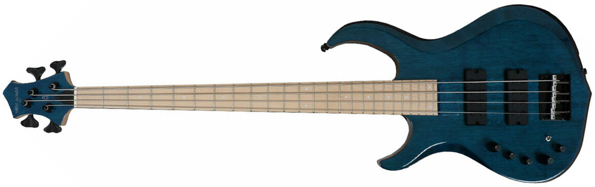 Marcus Miller M2 4st Tbl Gaucher Lh Active Mn - Trans Blue - Solid body elektrische bas - Main picture