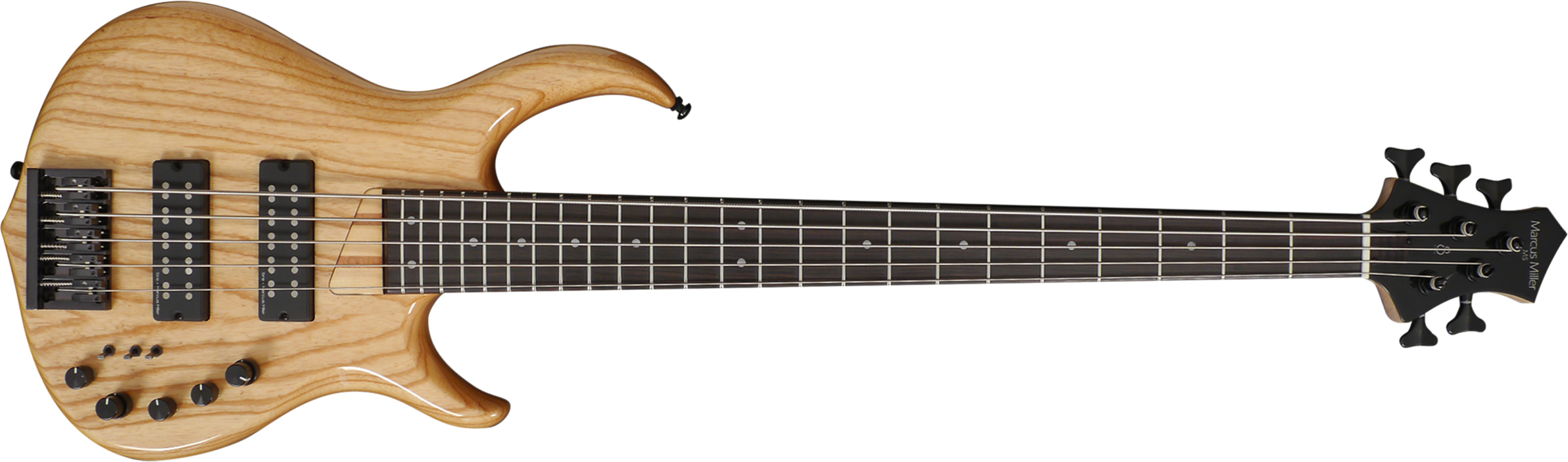 Marcus Miller M5 Swamp Ash 5st 5-cordes Active Eb - Natural - Solid body elektrische bas - Main picture