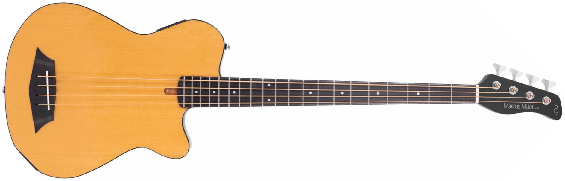 Marcus Miller Marcus Miller Gb5 4st Fretless 4c Active Rw - Natural - Solid body elektrische bas - Main picture